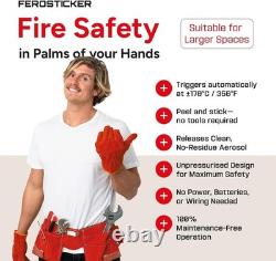 Small Automatic Fire Extinguisher Compact, Non-Toxic & Maintenance-Free Fire