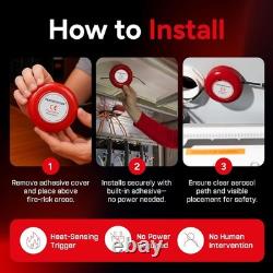 Small Automatic Fire Extinguisher Compact, Non-Toxic & Maintenance-Free Fire