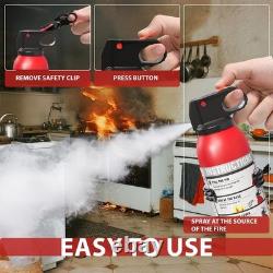 Small Fire Extinguisher 6Pack 1.32lb Ougist FF600 for Home Car Kitchen