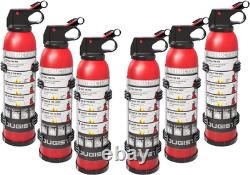 Small Fire Extinguisher for Home & Car (6Pack, 1.32Lb Each) Portable Dry Chemi