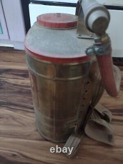 Smith Indian No. 90 Brass Fire Extinguisher D. B. Smith & Company Utica, New York