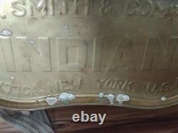 Smith Indian No. 90 Brass Fire Extinguisher D. B. Smith & Company Utica, New York