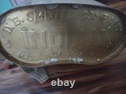 Smith Indian No. 90 Brass Fire Extinguisher D. B. Smith & Company Utica, New York