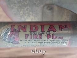 Smith Indian No. 90 Brass Fire Extinguisher D. B. Smith & Company Utica, New York