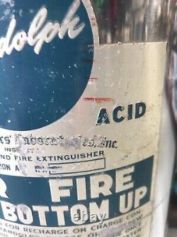 Soda Acid Randolph Laboratories Fire Extinguisher Vintage