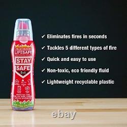 StaySafe 5-in-1 Fire Extinguisher 3-Pack For Home Kitchen Car Garage Boat