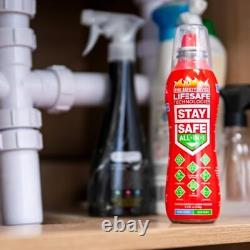 StaySafe All-in-1 Portable Fire Extinguisher by Compact & Easy to Use 3 Pack