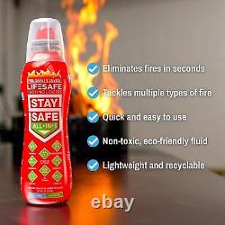 Staysafe All-In-1 Fire Extinguisher 3-Pack the Best Compact Portable Car Home