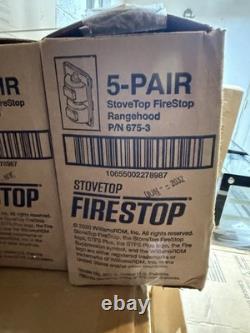 Stovetop Firestop 675-3 Range Hood Fire Extinguisher, 5 Pair Pack