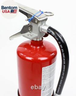 Strike First ABC Fire Extinguisher 5 Lb 3A10BC Dry Chemical, Pressure Gauge