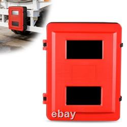 Sturdy Plastic 26 lb Fire Extinguisher Cabinet Box, Resistant Weatherproo New