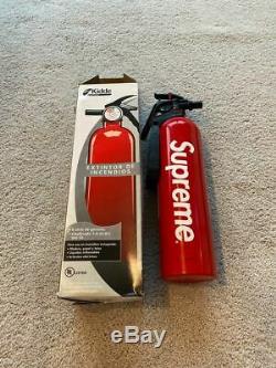 Supreme X Kidde Fire Extinguisher 100% Authentic Red Box Logo Ss15