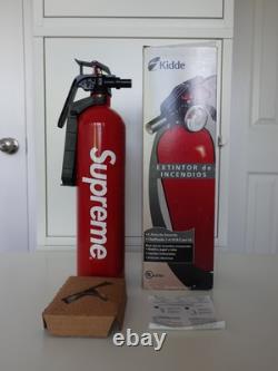 Supreme x Kidde Fire Extinguisher Red Box Logo SS15 Brand New