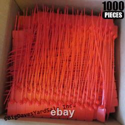 Tamper Seals 1000 Red Seals, Made for Fire Extinguisher, First Aid Kits etc