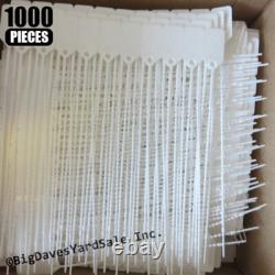 Tamper Seals 1000 White Seals, Made for Fire Extinguisher, First Aid Kits etc