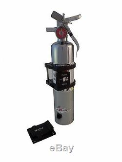 Tek208 Quick Release Fire extinguisher Flat base mount (Black Anodized)