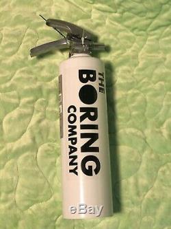 The Boring Company Fire Extinguisher Collectible from Elon Musk