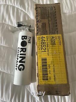 The Boring Company Fire Extinguisher SEALED New TESLA TEQUILA NOT A FLAMETHROWER