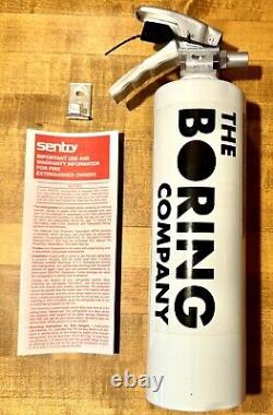 The Boring Company Fire Extinguisher for Not-A-Flamethrower Elon Musk New