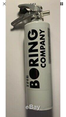 The Boring Company Not-A-Flamethrower Fire Extinguisher, Hat, Wristband, Sticker