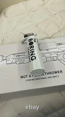 The Boring Company Not A Flamethrower with Fire Extinguisher #5093 NEVER USED