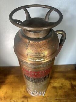 The Buffalo New York Fire Antique Copper Brass Fire Extinguisher 1910s