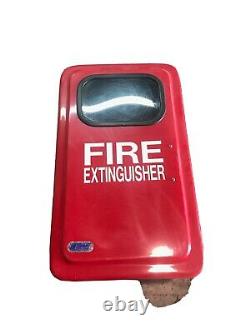 Thomas Fire Extinguisher Cabinet Red, Mounted Indoor/Outdoor Fiberglass