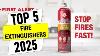 Top 5 Best Fire Extinguishers To Protect Your Home And Office