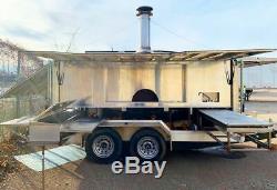 Turnkey State-of-the-Art 2017 8' x 12.5' Wood-Fired Pizza Trailer for Sale in Oh