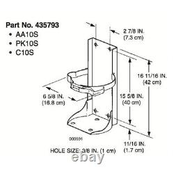 Two 2 Ansul Sentry A10s Fire Extinguisher Vehicle Brackets-435793-free Ship-b1