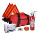 USKITS DOT Compliant Kit with 1A10BC US Made Fire Extinguisher and LED Flare