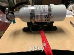 UTV Fire Extinguisher with Quick Release Mount Polaris Razor Can AM X3 WHITE