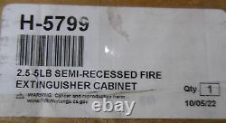 Uline Fire Extinguisher Cabinet H-5799 2.5-5 Lb