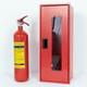 Universal Fire Extinguisher Cabinet Storage and Brackets Fire Emergency Set
