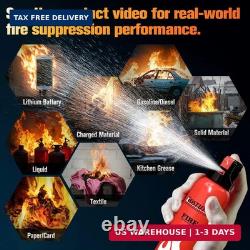 Upgraded 8-IN-1 Fire Extinguisher for Home Vehicle Car Kitchen Boat, Small Fire