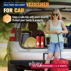 Upgraded 8-IN-1 Fire Extinguisher for Home Vehicle Car Kitchen Boat, Small Fire