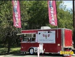 Used Fully Loaded 2016 8' x 16' Spartan Ice Cream / Soft Serve Concession Traile