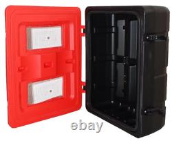 Victory Double Plastic Fire Extinguishers Cabinet For 10LB & 20LB Extinguishers