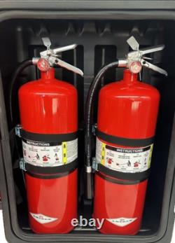 Victory Double Plastic Fire Extinguishers Cabinet For 10LB & 20LB Extinguishers