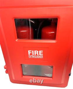 Victory Double Plastic Fire Extinguishers Cabinet For 10LB & 20LB Extinguishers