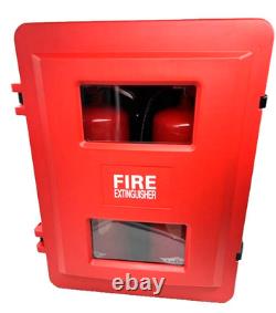 Victory Double Plastic Fire Extinguishers Cabinet For 10LB & 20LB Extinguishers