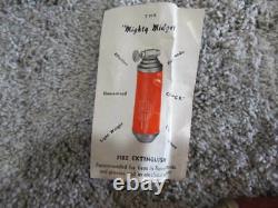 Vintage Antique C. W. Oberly Mighty Midget Fire Extinguisher (New in Box)