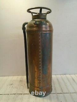 Vintage Buffalo Fire Extinguisher New York Central Lines Copper