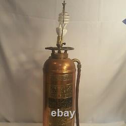 Vintage Buffalo New York NY Fire Extinguisher Lamp Light conversion