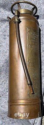 Vintage Foamite Fire Foam Extinguisher American Smothers Company New York