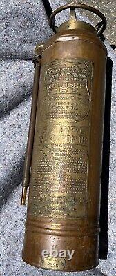 Vintage Foamite Fire Foam Extinguisher American Smothers Company New York