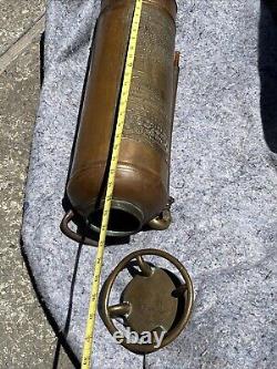 Vintage Foamite Fire Foam Extinguisher American Smothers Company New York