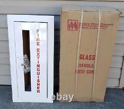 Vintage NOS Fire Extinguisher Cabinet 100 Series Industrial Man Cave Collectible