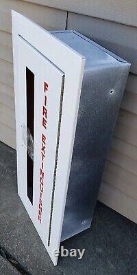 Vintage NOS Fire Extinguisher Cabinet 100 Series Industrial Man Cave Collectible