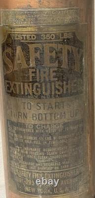 Vintage Safety Fire Extinguisher Co. (Empty). New York
